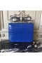 Hermes Blue Constance MM 24cm Crocodile Bag