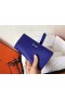 Hermes Blue Electric Epsom Bearn Gusset Wallet