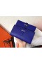 Hermes Blue Electric Epsom Bearn Gusset Wallet