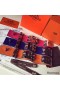 Hermes Blue Epsom Collier de Chien Bracelet Size S