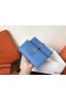 Hermes Blue Jean Epsom Bearn Gusset Wallet