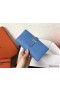 Hermes Blue Jean Epsom Bearn Gusset Wallet