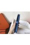 Hermes Blue Jean Epsom Bearn Gusset Wallet