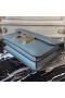 Hermes Blue Lin Constance MM 24cm Epsom Leather Bag