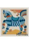Hermes Blue Mon Premier Galop Shawl 140