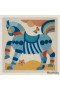 Hermes Blue Mon Premier Galop Shawl 140