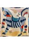Hermes Blue Mon Premier Galop Shawl 140