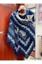 Hermes Blue Zouaves et Dragons Bandana Shawl 140