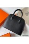 Hermes Bolide 1923 25 Handmade Bag In Black Chevre Mysore Leather