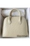 Hermes Bolide 1923 25 Handmade Bag In Parchemin Ostrich Leather