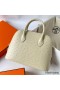 Hermes Bolide 1923 25 Handmade Bag In Parchemin Ostrich Leather