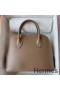 Hermes Bolide 1923 25 Handmade Bag In Taupe Epsom Calfskin