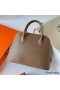 Hermes Bolide 1923 25 Handmade Bag In Taupe Epsom Calfskin