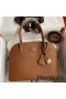 Hermes Bolide 1923 27 Handmade Bag In Gold Clemence Calfskin