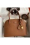 Hermes Bolide 1923 27 Handmade Bag In Gold Clemence Calfskin