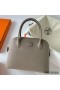 Hermes Bolide 1923 27 Handmade Bag In Gris Asphalt Epsom Calfskin