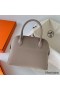 Hermes Bolide 1923 27 Handmade Bag In Gris Asphalt Epsom Calfskin
