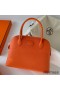 Hermes Bolide 1923 27 Handmade Bag In Orange Epsom Calfskin