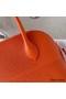 Hermes Bolide 1923 27 Handmade Bag In Orange Epsom Calfskin