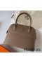 Hermes Bolide 1923 27 Handmade Bag In Taupe Epsom Calfskin