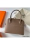 Hermes Bolide 1923 27 Handmade Bag In Taupe Epsom Calfskin