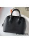 Hermes Bolide 1923 Mini Handmade Bag In Black Chevre Mysore Leather