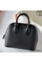 Hermes Bolide 1923 Mini Handmade Bag In Black Chevre Mysore Leather