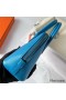 Hermes Bolide 1923 Mini Handmade Bag In Blue Frida Chevre Mysore Leather