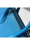 Hermes Bolide 1923 Mini Handmade Bag In Blue Frida Chevre Mysore Leather