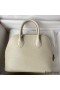 Hermes Bolide 1923 Mini Handmade Bag In Craie Chevre Mysore Leather