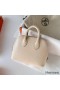 Hermes Bolide 1923 Mini Handmade Bag In Craie Chevre Mysore Leather