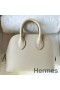 Hermes Bolide 1923 Mini Handmade Bag In Craie Epsom Calfskin
