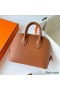 Hermes Bolide 1923 Mini Handmade Bag In Gold Evercolor Calfskin