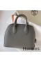 Hermes Bolide 1923 Mini Handmade Bag In Gris Meyer Evercolor Calfskin