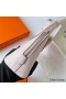 Hermes Bolide 1923 Mini Handmade Bag In Mauve Pale Chevre Mysore Leather