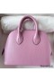 Hermes Bolide 1923 Mini Handmade Bag In Mauve Sylvestre Chevre Mysore Leather