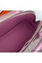 Hermes Bolide 1923 Mini Handmade Bag In Mauve Sylvestre Chevre Mysore Leather