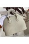 Hermes Bolide 1923 Mini Handmade Bag In Pearl Grey Chevre Mysore Leather