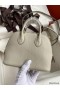 Hermes Bolide 1923 Mini Handmade Bag In Pearl Grey Chevre Mysore Leather