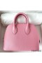 Hermes Bolide 1923 Mini Handmade Bag In Rose Confetti Chevre Mysore Leather