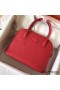 Hermes Bolide 27 Handmade Bag In Red Clemence Leather