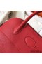 Hermes Bolide 27 Handmade Bag In Red Clemence Leather