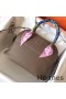 Hermes Bolide 27 Handmade Bag In Taupe Clemence Leather