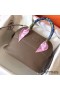 Hermes Bolide 27 Handmade Bag In Taupe Clemence Leather