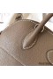Hermes Bolide 27 Handmade Bag In Taupe Clemence Leather
