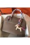 Hermes Bolide 31 Handmade Bag In Taupe Clemence Leather