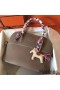 Hermes Bolide 31 Handmade Bag In Taupe Clemence Leather