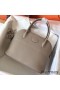 Hermes Bolide 31 Handmade Bag In Tourterelle Clemence Leather