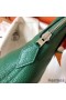 Hermes Bolide 31 Handmade Bag In Vert Vertigo Clemence Leather