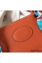 Hermes Bolide 35 Handmade Bag In Orange Clemence Leather